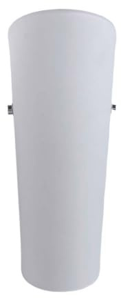 Lindby Wandleuchte, Wandlampe Innen Aurora in Weiß aus Glas (1 flammig E27) - Wandstrahler Wandbeleuchtung Schlafzimmer/Wohnzimmer Wohnzimmerleuchte