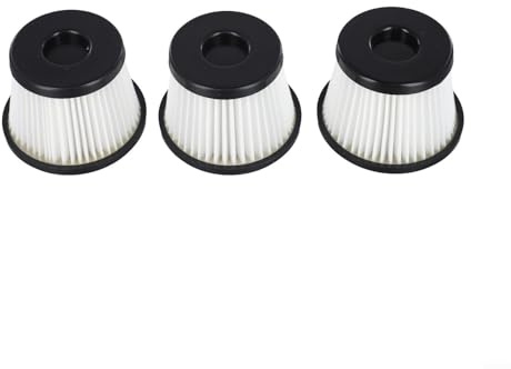 Ersatzfilter-Set für SilverCrest SHAZB 29.6 B2 schnurlosen Staubsauger, 3 Stück, hocheffiziente Staub- und Tierhaarerfassung, Konstruktion, hilft bei starker Saugkraft