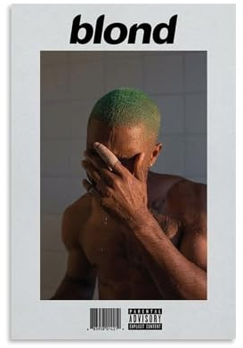 Generisch Frank Poster Ocean Rapper Music Vintage Album Cover Für Zimmer, Ästhetische Leinwand-Wandkunst, Schlafzimmer-Dekor Posters 12x18inch(30x45cm)