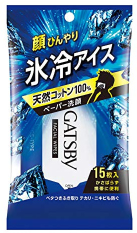 Gatsby Facial Paper 15 Sheets (Ice type)