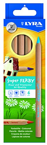 LYRA Super Ferby natur Kartonetui mit 6 Farbstiften, Sortiert