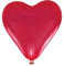Amscan INT996561 - Latexballons Herzen, 10 Stück, ca. 30 cm, Valentinstag, Rot, Luftballon