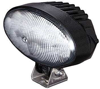 HELLA 1GB 996 386-001 LED-Arbeitsscheinwerfer - Oval 90-24/12V - 2000lm - Anbau/geschraubt - schwenkbarer Montagebügel - Nahfeldausleuchtung - Kabel: 200mm - Stecker: DEUTSCH Stecker