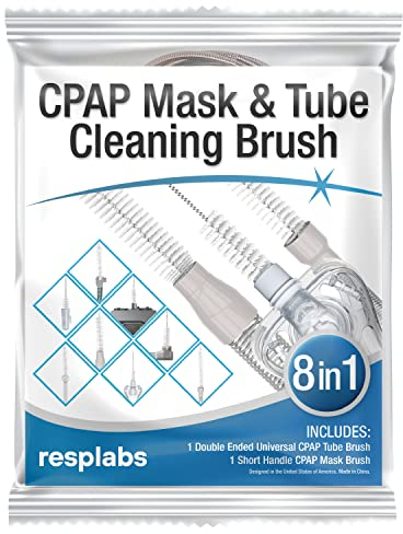 resplabs CPAP Tube Cleaning Brush - 8 in 1 CPAP Hose, Masks, Accessories, and Supplies Cleaner