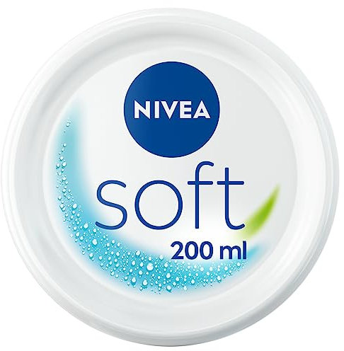 NIVEA Soft 3-in-1 Feuchtigkeitspflege (1 x 200 ml), Gesichts-, Körper- und Handcreme für intensive Feuchtigkeitspflege, Mehrzweck-Feuchtigkeitscreme