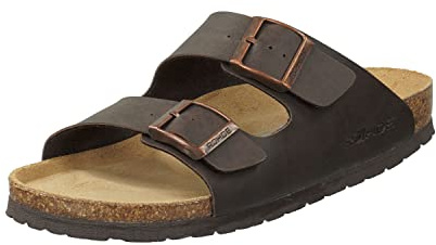 Rohde Herren, Männer, Sandalen,verbandschuhe,Therapie-Sandalen,Klett-Hausschuhe,Mocca,42 EU / 8 UK