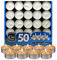 Ohr Candles Candele Tealight - Set da 50 Candele Bianche Sfuse - Candele Piccole - Lumini Bianchi 4 Ore