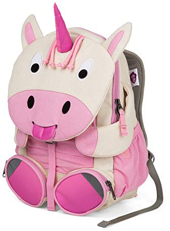 Affenzahn Large Friend Uma Unicorn Pink Sac à Dos Enfants, 31 cm, 8 liters, Rose (Pink)