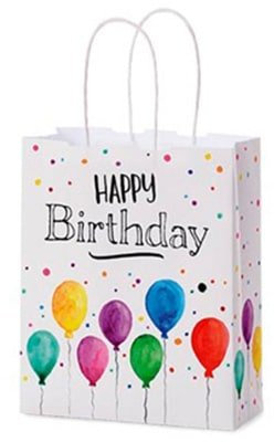 Für Dich 1010770210 Geschenktüte, Plastik, Mehrfarbig, 5 x 2 cm