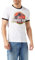 Jurassic Park Herren Distressed Logo T-Shirt, Ringer White/Black, M