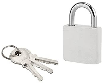 Thirard Cadenas en cuir tendance 30 mm (Blanc)