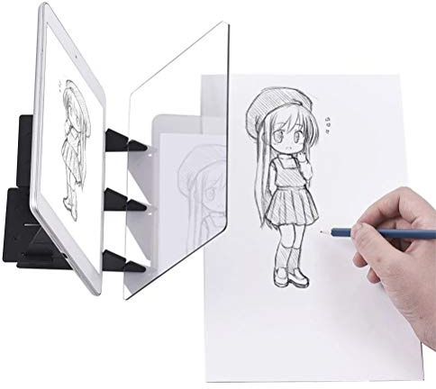 Gmuret Optical drawing projector painting drawing board sketch drawing board, drawing board projector painting set kids table projector drawing set for kids adults