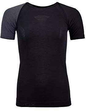 Ortovox Womens 120 Comp Light Undershirt, Black Raven, M