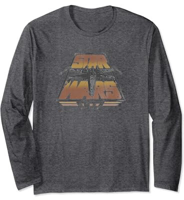 Star Wars X-Wing 1977 Vintage Retro Long Sleeve T-Shirt
