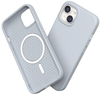 RhinoShield SolidSuit Hülle für MagSafe für iPhone 14/13 | Starker Magnet, Fallschutz nach Militärstandard, klassisches Design, kabelloses Laden, schlankes Profil