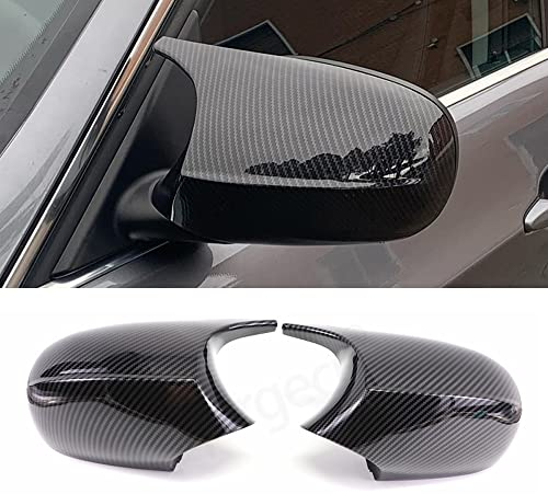 PAISEN Spiegelkappen,Rückspiegelgehäuse,Abdeckungen Seitenspiegel,Tür Spiegelkappen für 3er E92 E93 LCI 2010-2013 3er E90 E91 LCI 2008-2011 1er E81 E82 E87 E88 LCI