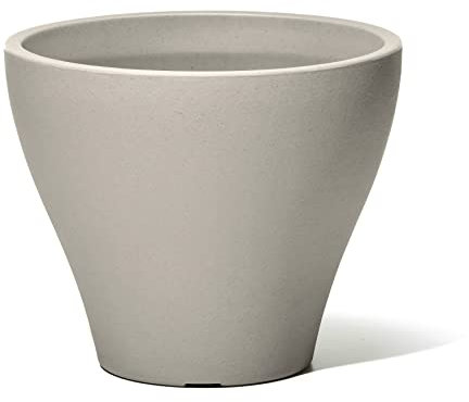 Step2 Fernway - Pot de Fleurs - Béton | Jardinière Balcon Léger et Facile à déplacer - Plastique rotomoulé - 50,8 x 50,8 x 61 cm