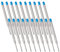 CiciIng Ballpoint Pens, 20 x Large Capacity Blue Ink Refills, Compatible with Parker Style Pens
