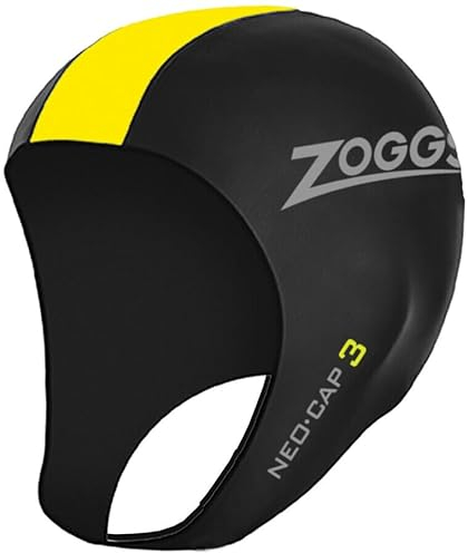 Zoggs Neo 3 Cap schwarz/gelb