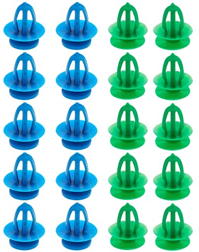 Create idea 40Pcs Car Door Bumper Trim Fixing Buckle 7231991 13252118 Compatible with Vauxhall Astra/Insignia/Meriva Door Trim Panel Retainer Plastic