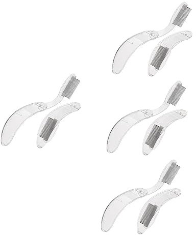 FOMIYES 4 Sets Multifunktions-wimpernkamm Und Mascara Tragbares Augenbrauen-pflegewerkzeug Für Mädchen 2 Stück * 4