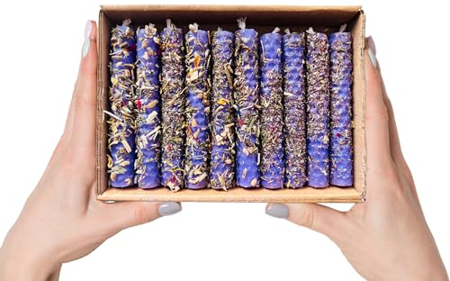 Phoenix Candle Company X10 Dressed Beeswax Zauberkerzen (Heal)