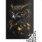 FUmoney 1000 Teile Puzzle Spiel Eule Schwarz Gold Holzpuzzle Puzzles für Erwachsene 1000 Teile Paarspiele Puzzle Geburtstag 1000 Stück (75x50cm)