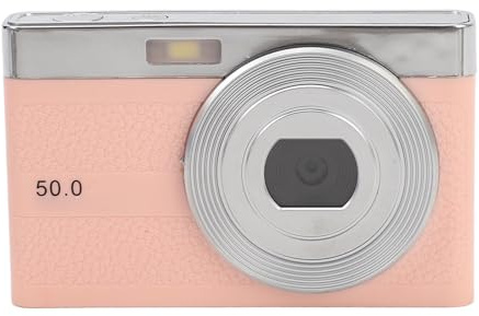 Digitalkamera, FHD 1080P 50 MP Kinderkamera, Point-and-Shoot-Kamera mit 2,2-Zoll-IPS-Bildschirm, Taschen-Digitalkamera, Geschenke für Kinder, Studenten, Kinder, Teenager, ()