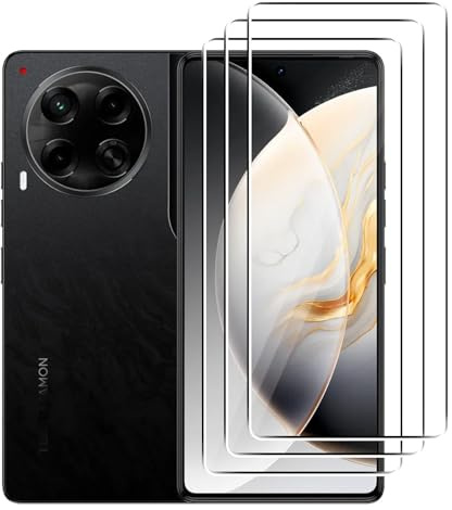 Jinyunlai Lot de 3, Verre Trempé pour Tecno camon 30 5G, Film Protection écran - Anti Rayures - sans Bulles d'air -Ultra Résistant (HD Ultra Transparent) Dureté 9H Glass
