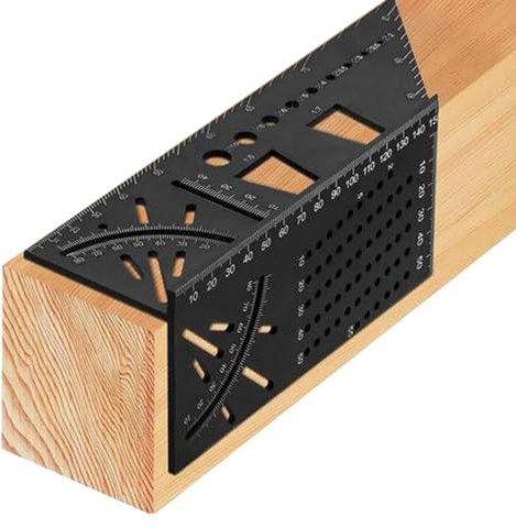 Messlineal, quadratisches Lineal, Schreiner, Lineal, Holzbearbeitungsgrad, Gehrungswinkel, Größenlineal, -Layout-Werkzeug, Messwerkzeug
