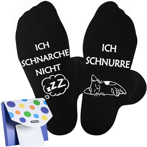 Jeasona Katzensocken Damen 39-42 Lustige Geschenke für Katzenliebhaber Geschenke für Frauen Katzenliebhaber Geburtstag Persönlicher Geschenke Ideen für Frauen Lustig Und Ausgefallen Weihnachten