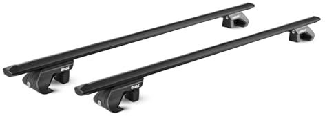 Dachträger Gepäckträger für FIAT Panda III Cross 2014-2025 Alu TÜV Schwarz 2 TLG
