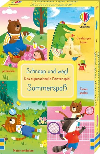 Schnapp und weg! Das superschnelle Kartenspiel: Sommerspaß: Kartenspiel-Set mit sommerlichen Beschäftigungen – trainiert das Reaktionsvermögen – ab 3 Jahren (Schnapp-und-weg-Reihe)