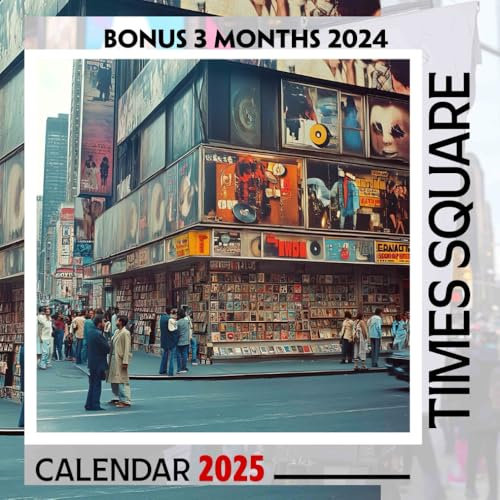 Times Square 2025: Experience Over a Year of Vibrant City Life and Iconic Scenery, Ideal for Comprehensive Planning in a Spacious Format