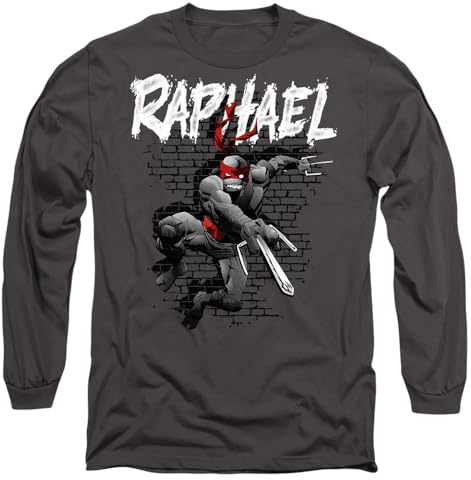 TEENAGE MUTANT NINJA Unisex TMNT TMNT Raphael Mens Long Sleeve T Shirt T-Shirt