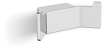 AquaCraft 300 ganci doppi cromati da parete doppi cromati moderni, ganci per asciugamani da bagno e cucina, gancio salvaspazio per accappatoio, accessori stabili per appendere asciugamani