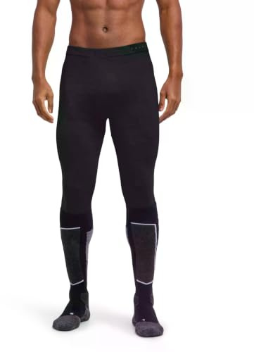 Falke Men's Wool-Tech Light 3/4 Sports Functional Tights Thermoregulating Underwear for Hot and Cold Weather Breathable Climate-Regulating Odour-Neutralising Functional Yarn 1 Piece