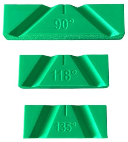 3pcs Drill Bit Sharpener, Angle Drill Guide with 90° 118° 135°, Professional Drill Guide for Woodworking, Precision Drill Jig for Bench Grinder, Easy to Use Manual Tool
