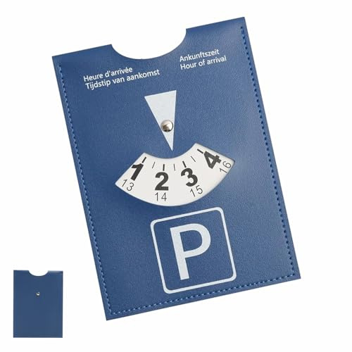 Parkscheibe Luxus Parkscheiben Maxi Kunstleder Parking Disc Ankunftszeit