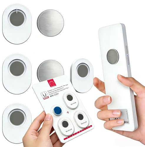 2026 Superstark Magnetische Fernbedienung Halterung, Fernbedienung Halterung Wand, 3PCS Wandhalterung Fernbedienung Verbesserter Fernbedienungshalter Aufbewahrung Fernseher Zubehör TV Magnethalterung