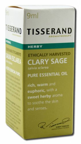 Tisserand Aromatherapy - Clary Sage Essential Oil - Ethically Harvested - 100% Pure Essential Oil - 9 ml