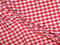 STOFFKONTOR 100% Baumwollstoff Stoff Züchen Vichy Karo groß – Öko-Tex Standard 100 - Meterware, Rot-Weiss – zum Nähen von Bekleidung, Vorhängen, Bettwäsche, Dekorationen uvm.