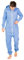 Moniz Herren Jumpsuit, Onesie, Overall (graublau, L)
