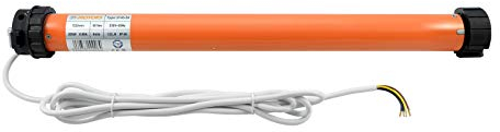3T-MOTORS Markisenmotor 3T45-50 (Zugkraft 50 Nm/100 kg) für 78 mm Markisenwelle, zum Nachrüsten bei Markisen bis 8 m Ausladung, einfache Montage mit Zubehör, Markisenantrieb