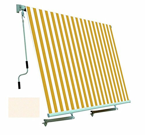 Tenda da sole per balcone con sistema a caduta Colore ECRU 250x250 cm PAPILLON
