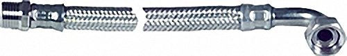 RIFLEX Panzerschläuche KTW-A mit Edelstahlumflechtung L=300mm 3-8'' IGÜ-Bogen x AG