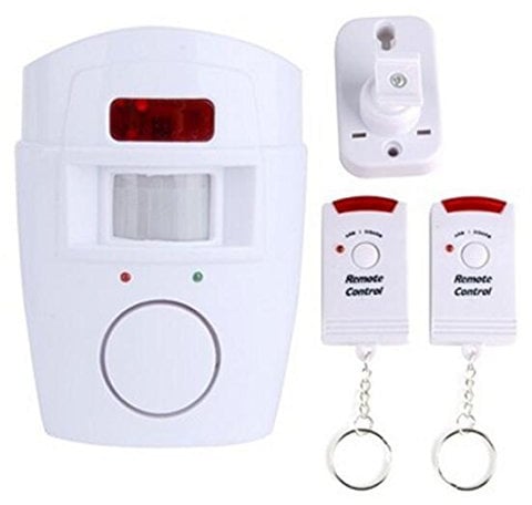 BW Wireless PIR Infrared Motion Sensor Detector with 2pcs Remote Controllers Door Window Anti-Theft Home Alarm Security Systems