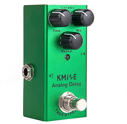 Kmise Pédale d'effets analogique pour guitare électrique Mini type unique DC 9 V True Bypass