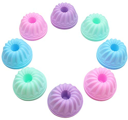 To encounter 24Pack Silicone Baking Cups, Pumpkin Silicone Baking Cake Molds, Nonstick Cupcake Liners, Bpa Free Fancy Dessert Tray - Jelly and Muffin Cups