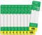 BearTOOLS® Ladder Tags | Weatherproof Inspection Tag Inserts | for Ladder Safety, All Step Sizes (10 Inserts Only)